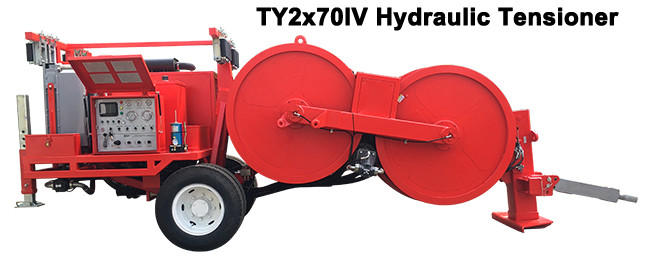 2.5 Km/H Hydraulic Cable Tensioner With Electric Starting Diesel Engine