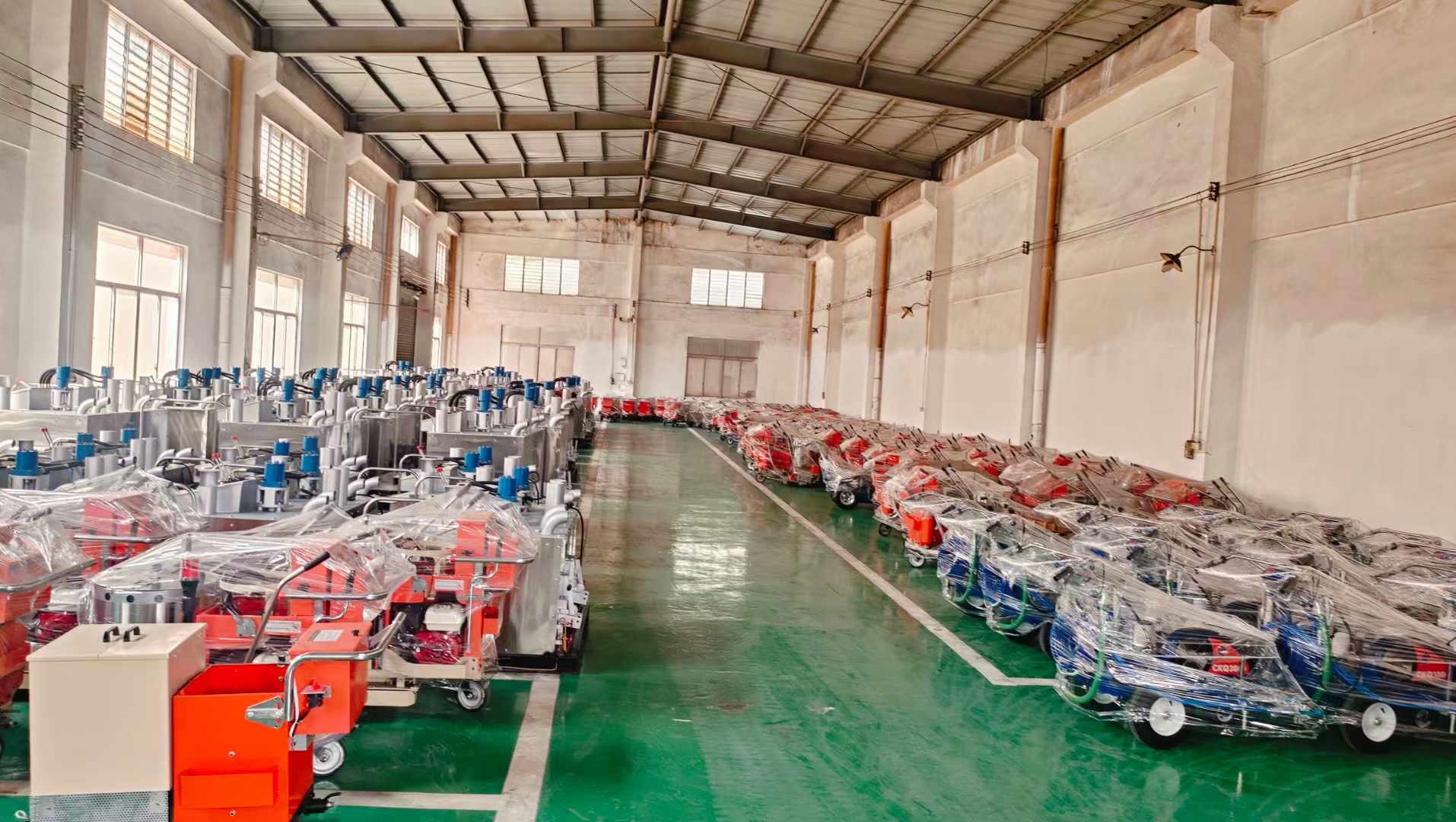 Hand Push Thermoplastic Line Marking Machine Hydraulic Drive Thermo Plastic Machine