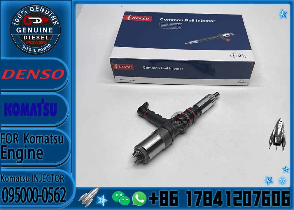 High Quality Electric Common Rail Injector 6218-11-3101 095000-0562 For Komatsu Sa6D140E
