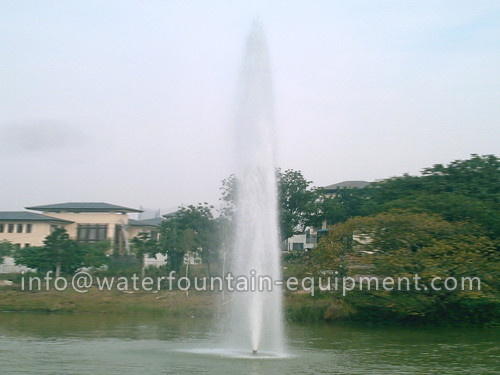 Central Upright Pond Fountain Nozzles , Stainless Steel Water Spray Nozzle