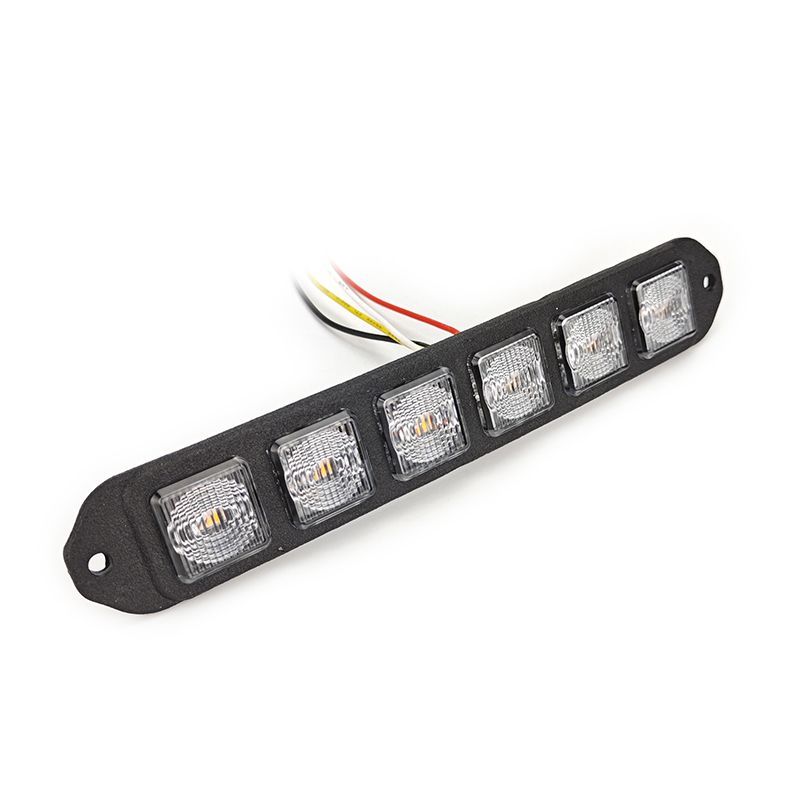 Flashing Warning Side Marker Light 6LED 18W Surface Mount Strobe Light