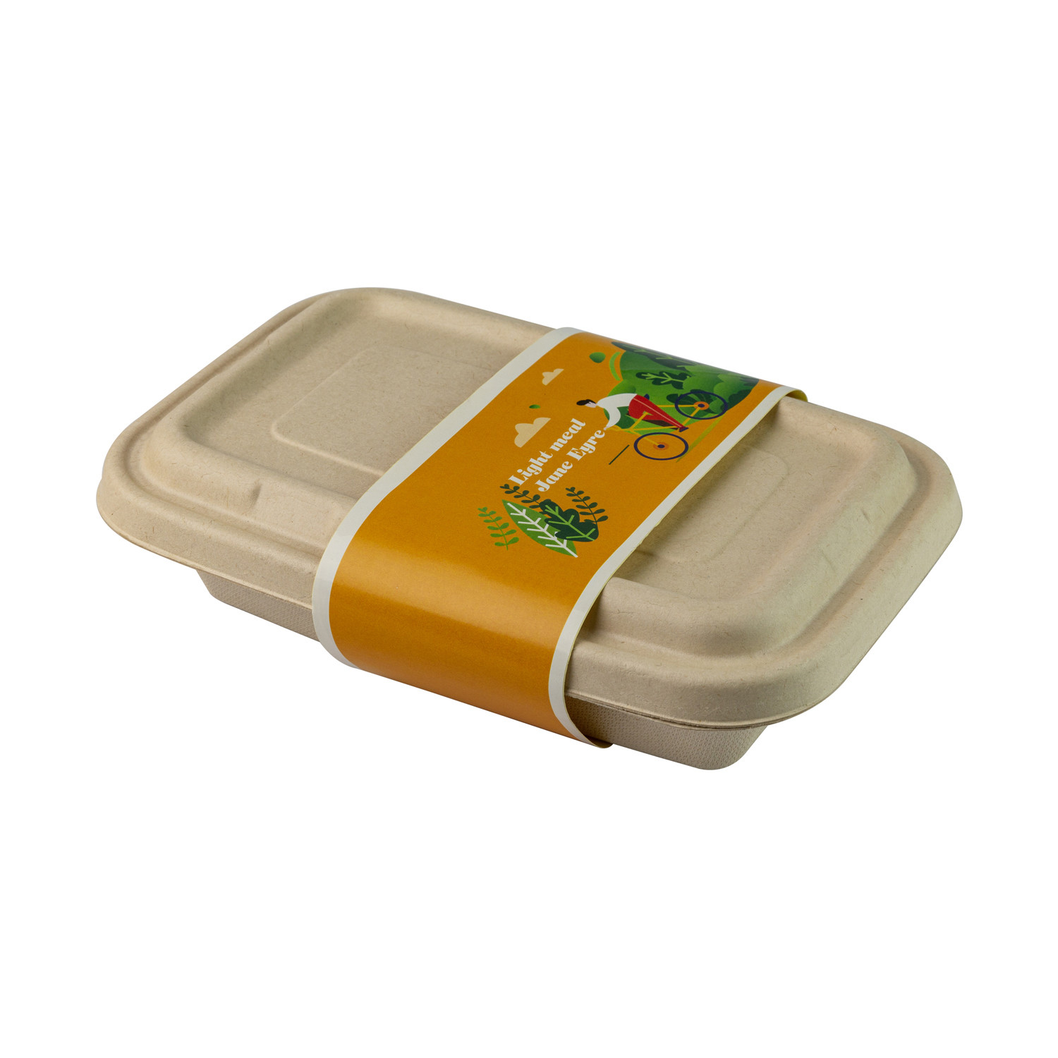 Factory 100% Biodegradable Compostable Bagasse Pulp Packaging Food Container