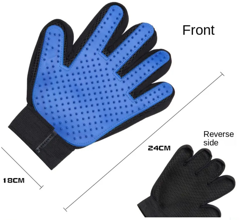 Soft Silicone Pet Grooming Brush Glove Enhanced