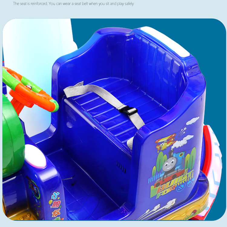 Dreamland coin operated kids game machine children rotating british train for indoor amusement game room