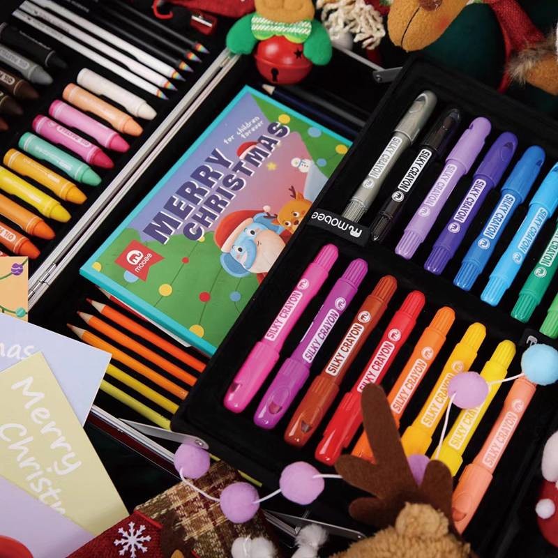 Portable Children Painting Set Luxury Gift Removable Kids Art Set