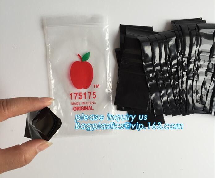 reusable custom apple k bags, Mini apple plastic baggies, Recycled Clear Mini Heavy Duty k Bag apple baggie
