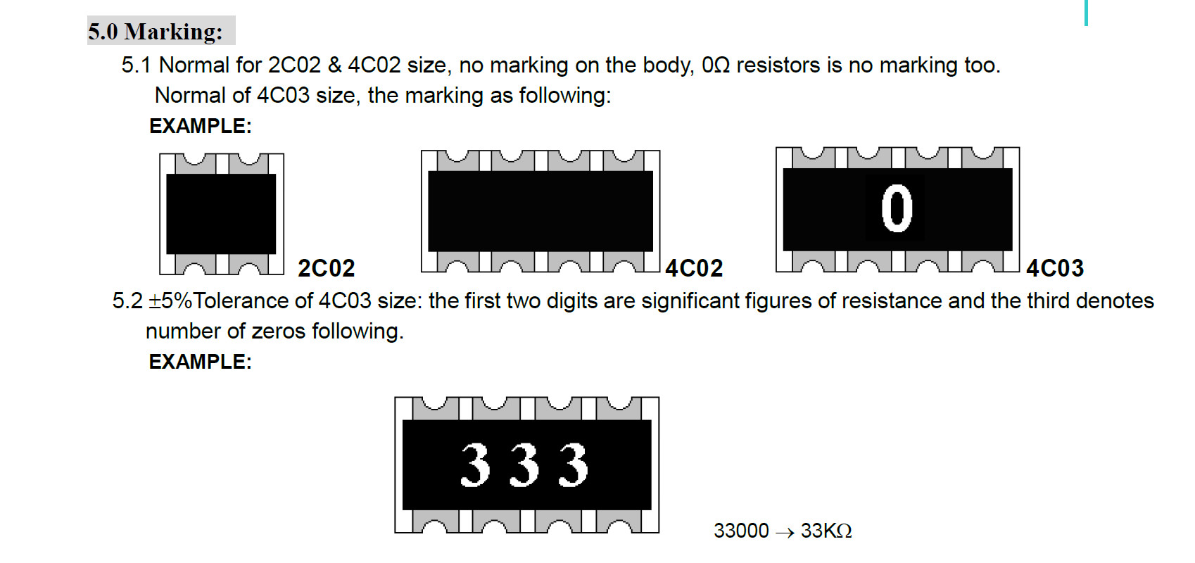 1210 SMD ERJ Electronic Resistor 22 OHM ERJ-14YJ220U For Automotive