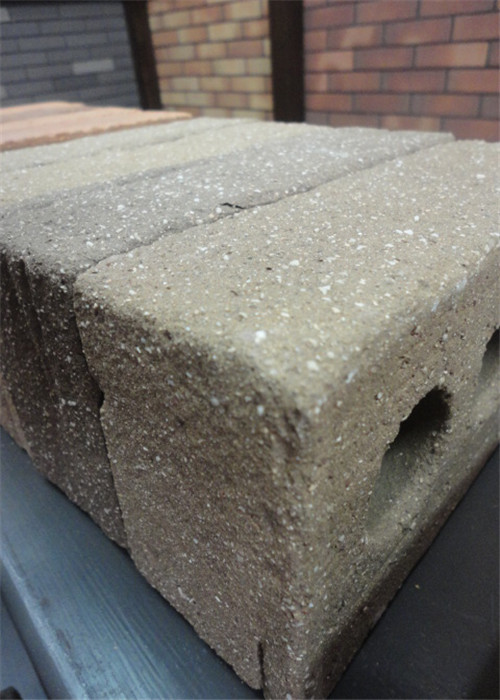 Turned Color Perforated Clay Bricks , Brick Veneer Exterior Siding Low Water Absorption