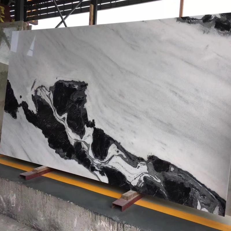 Honed Exotic Thick 3cm 30x120cm Panda White Marble Tile