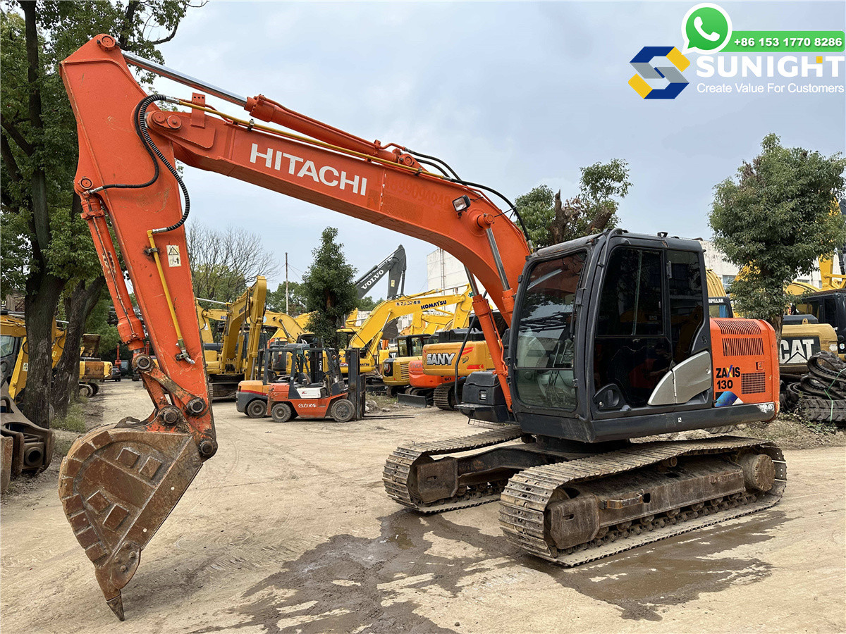 13 Ton High Performance Used Construction Equipment Crawler Excavators Hitachi ZX130 Used Excavator HitachiZX130 for Sale