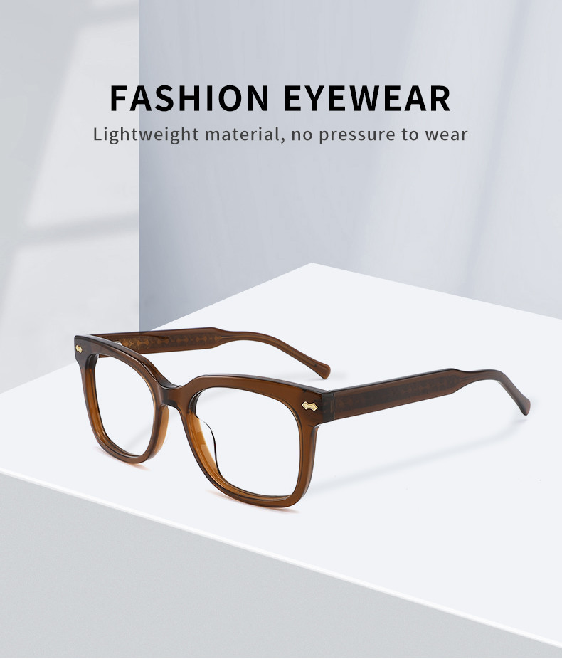 Non Prescription Acetate Eyewear Frames Glasses For Men Women