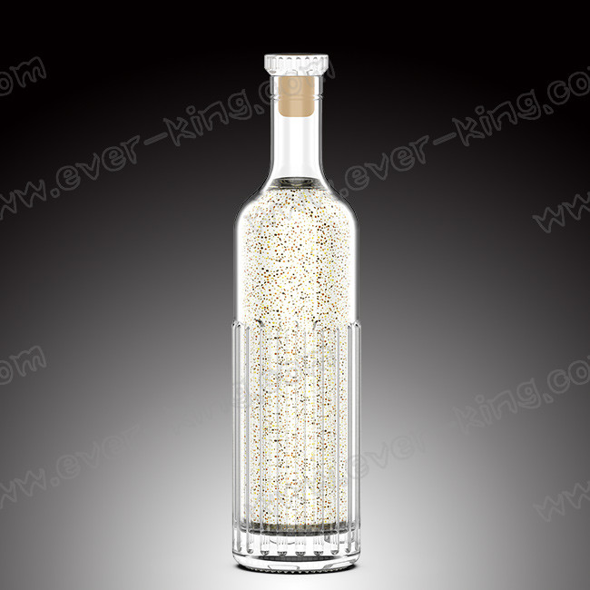 Thick Bottom Luxury Vodka Glass Bottle 500 ml 700 ml 750 ml