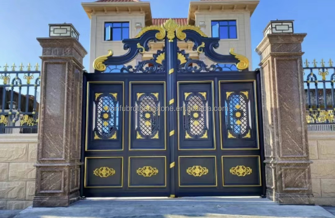 2700kg/m3 Granite Stone Hand Carved Cut-to-Size Pillar for Exterior Column Design