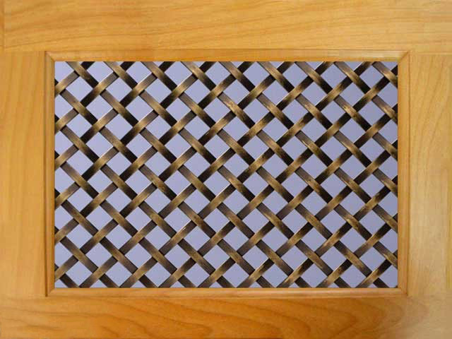 furniture cabinets decorative crimped flat wire screen mesh