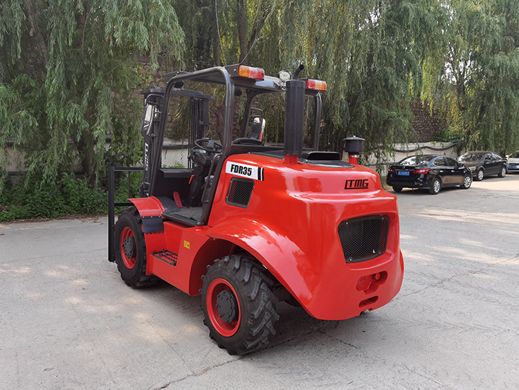 LTMG all terrain forklift truck 3.5ton forklift 2WD 4WD diesel powered forklift rough terrain forklift