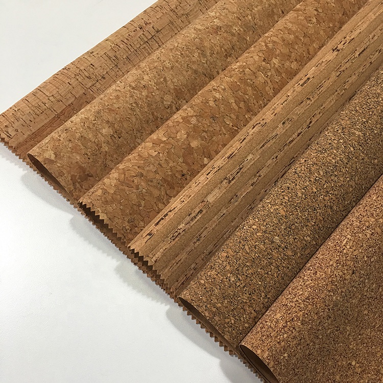 Various Colors Etsy Cork Fabric , Eco Friendly Leather Modern Design Yellow Color