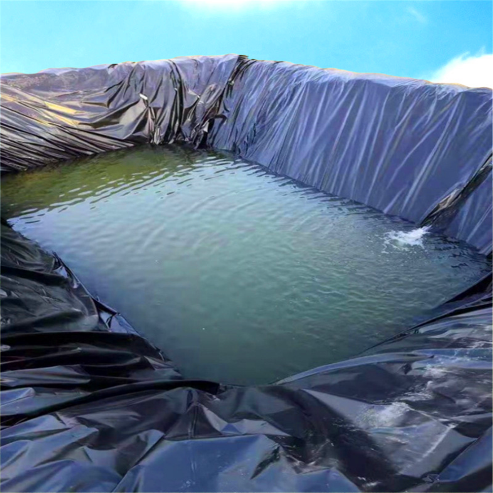 UV Protection Geomembrane Sheet 0.5mm 0.75mm 1mm Pond Liner in Black White Green Blue