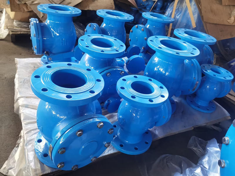 BS5153 JIS Swing Cast Iron Check Valve With Counterweight