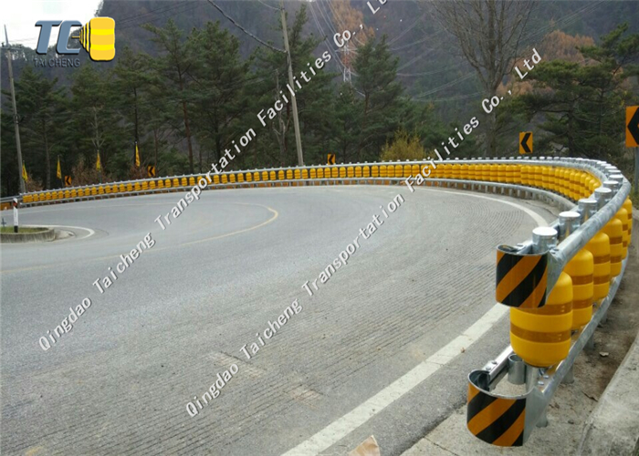 PU And PVC Rolling Guardrail Barrier ISO Standard