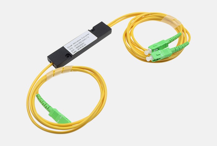 700 1x2 Splitter Fiber FTB Splitter / SC APC Splitter For Fiber Optic Cable