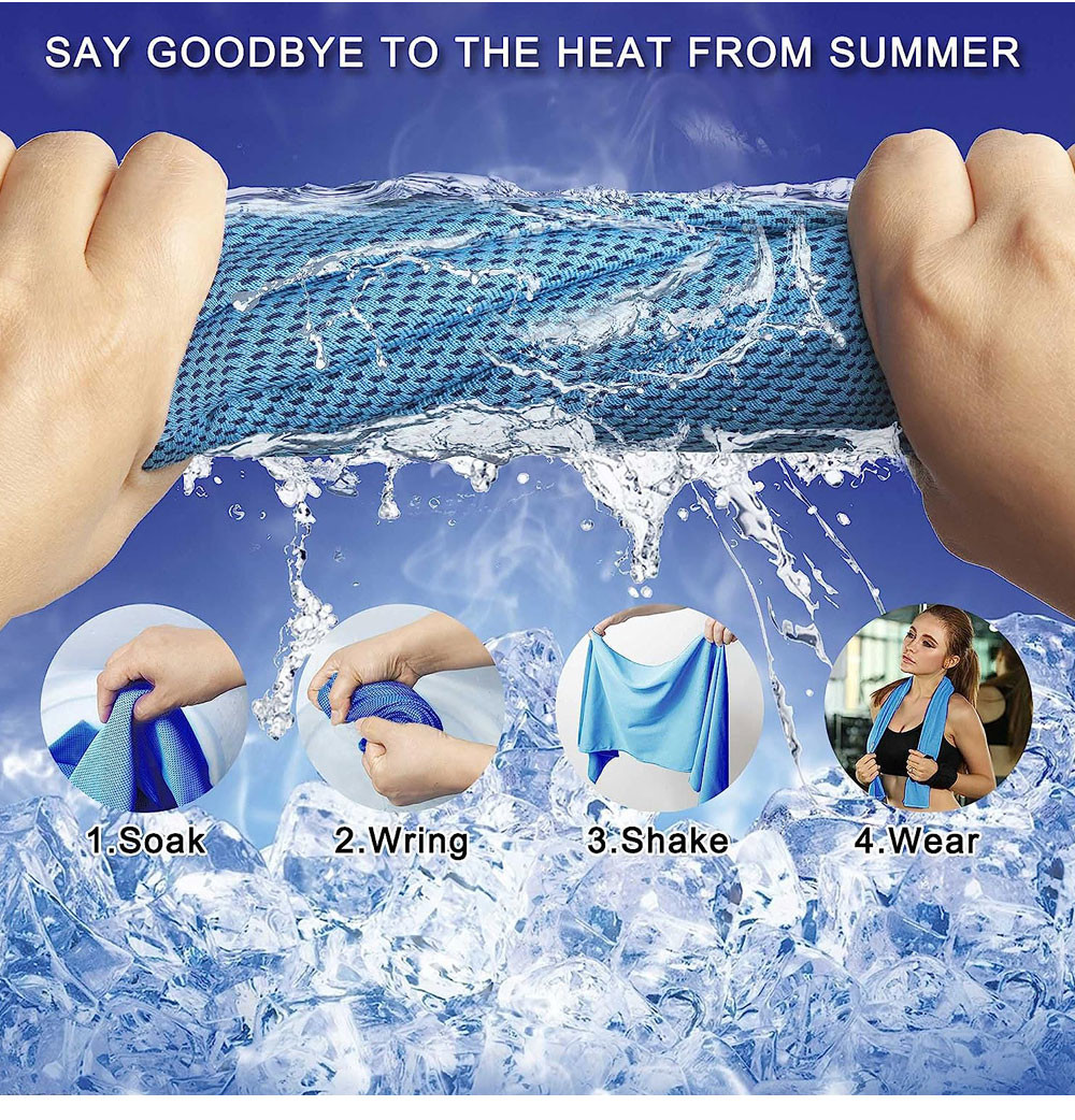 Mini Cooling Sports Dry Fast Lightweight Yoga Custom Branded Cooling Towel For Gym