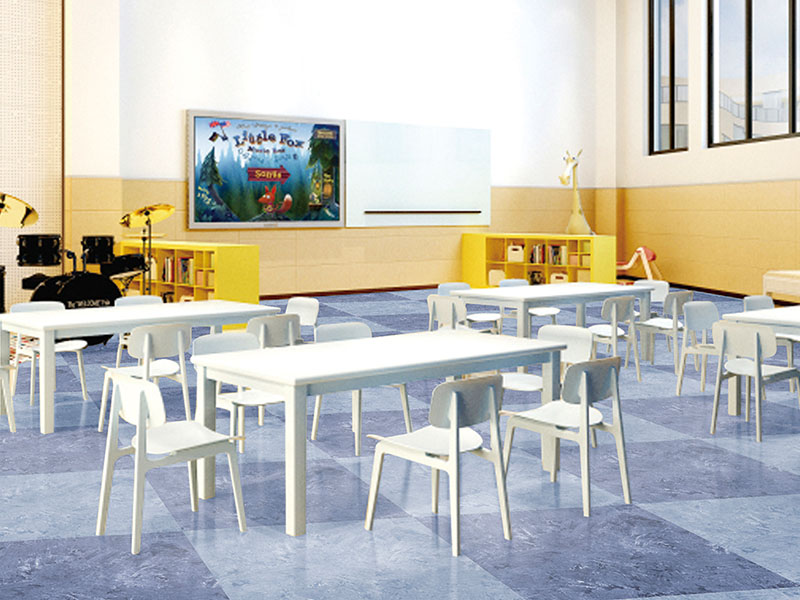 Indoor Relle Flooring Glue Down Vinyl Marble Look LVT Flooring Tiles