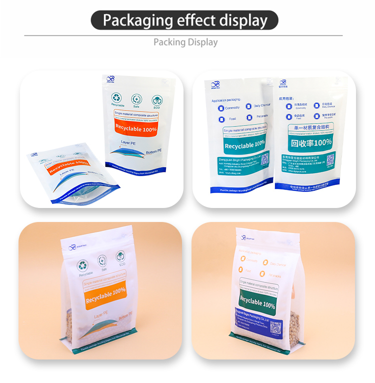 Bulk Order Transparent Laundry Pod Packaging Bag Leak-Proof Bottom Gusset Design