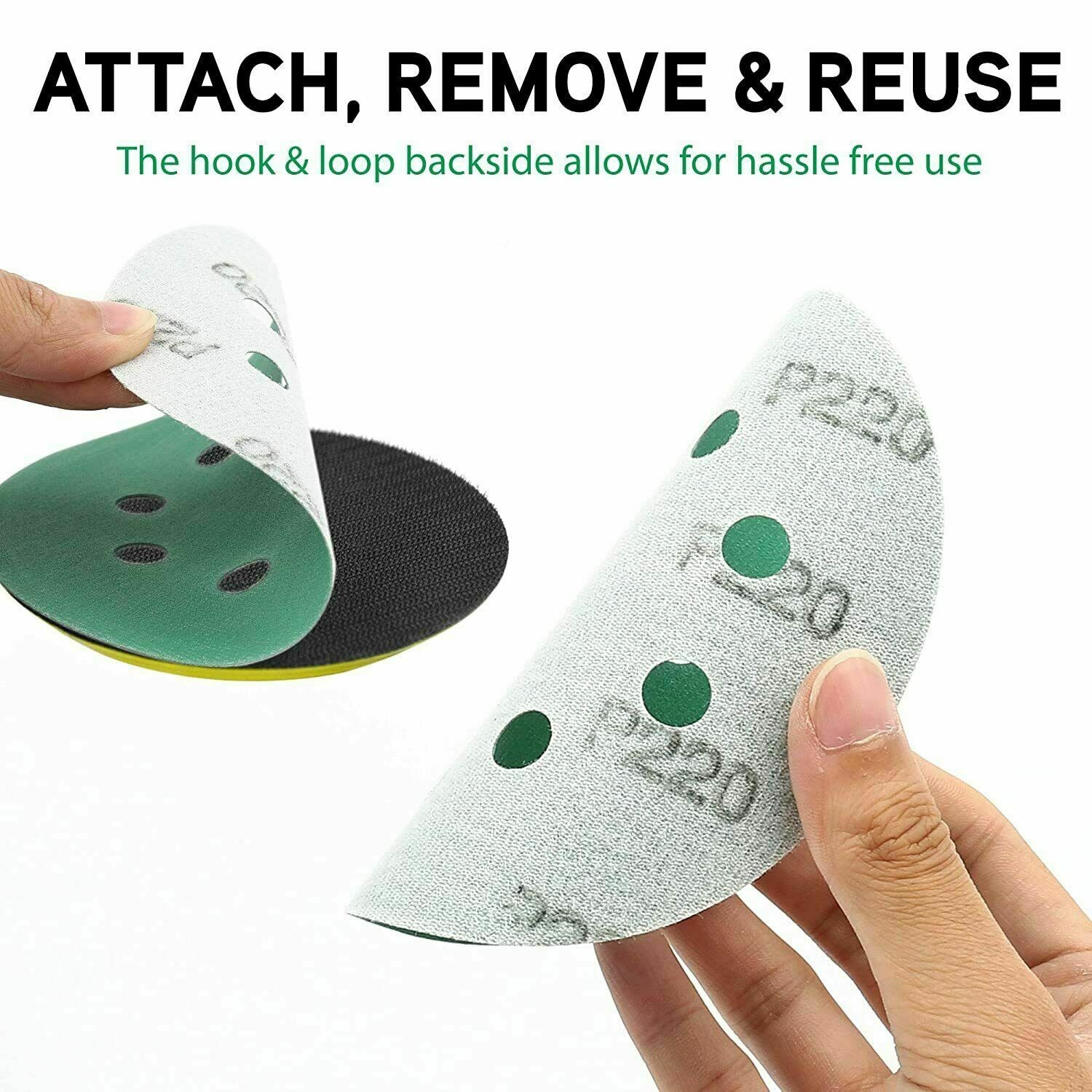 Film Hook And Loop Ceramic Sanding Discs Polyester Substrate Wet Dry P40-2000