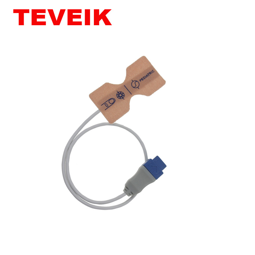DB 7 Pin Adult Disposable Spo2 Sensor For BCI Patient Monitor , Microfoam Material