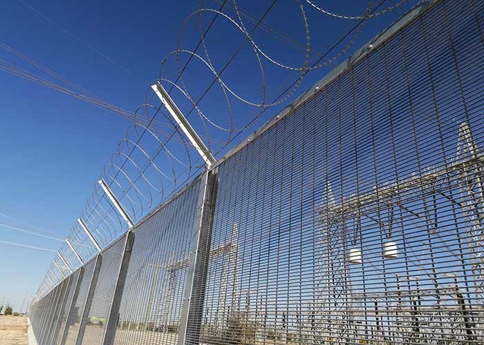 4mm Wire H post HD Galvanized Anti Theft Fence
