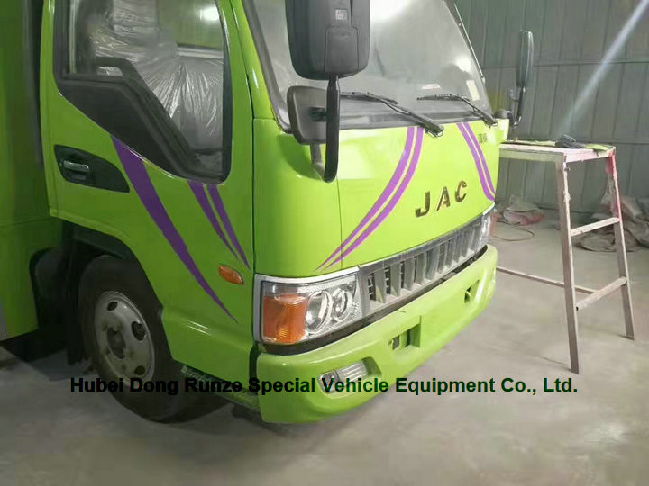Custom Color JAC Mobile Kitchen Truck , Street Mobile Fast Food Van