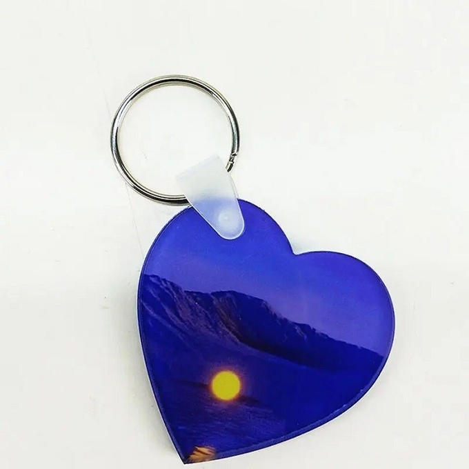 Custom Blank Sublimation Acrylic Keychain For Sublimation Printing