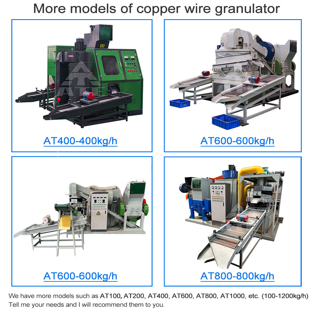 Cheap Copper Scrap Cable Granulator Copper Wire Waste Recycle Machine Copper Granulator