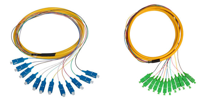 2.0mm 3.0mm Fiber Optic Pigtail Simplex , Duplex with ROHS Certificate 0