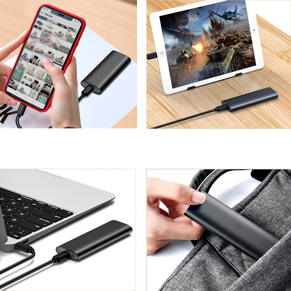 OEM Portable External SSD 512GB 256GB 128GB 1TB 2TB 4TB External Hard Drive For Laptop