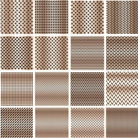 0.1 0.2 0.3mm 0.5mm Grid Aluminum Disk Perforated Galvanized Sheet
