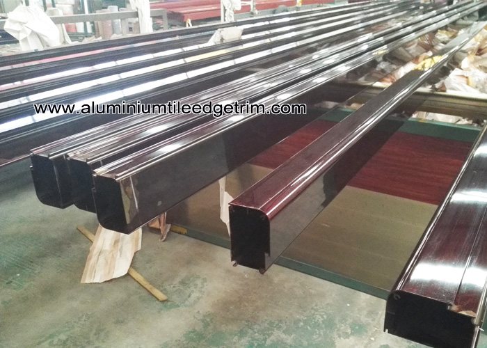 wood grain extruded aluminum tube