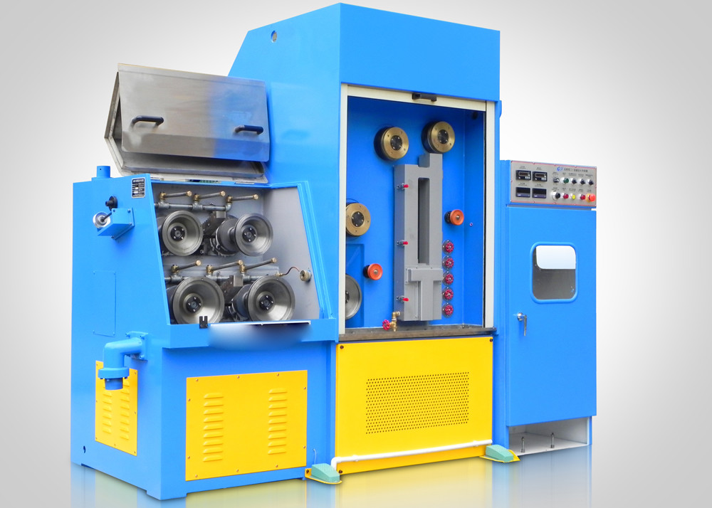 24 Pass Copper Wire Drawing Machine From 1.2mm To 0.2mm