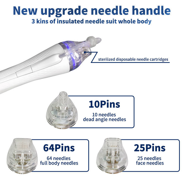 Neck Throat 25 Pins 49 Pins RF Microneedling Devices For Home