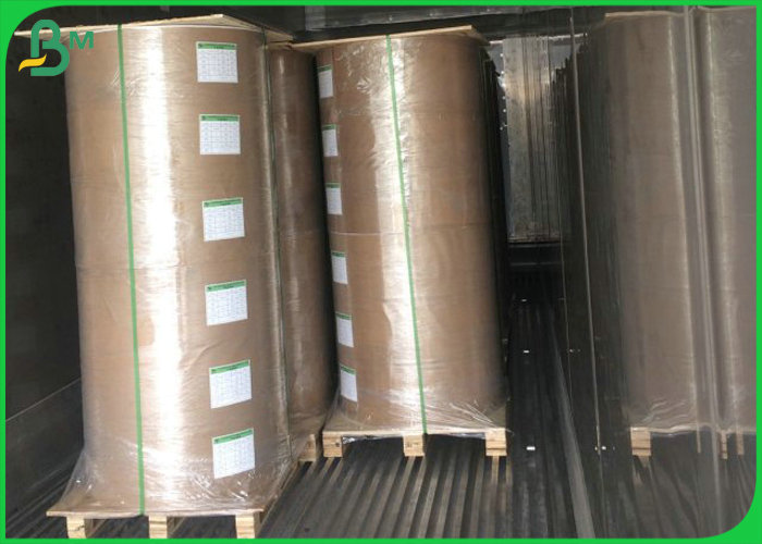 Folding Resistance 200 GSM Food Grade Kraft Liner Board 1 Side White Coated