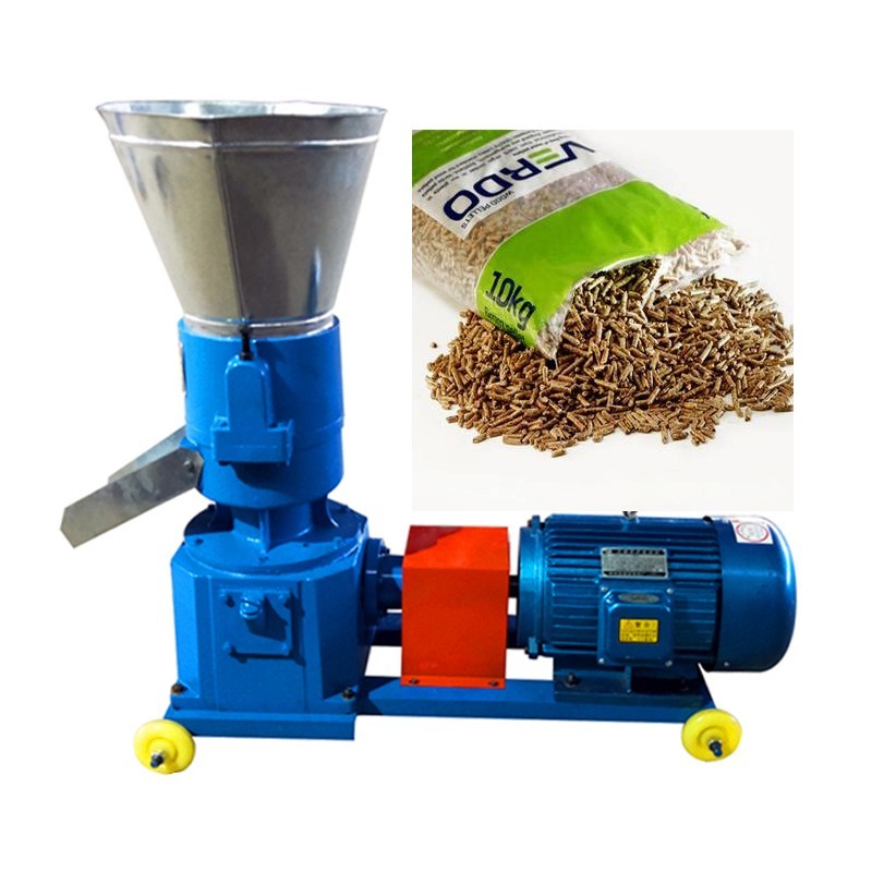 Electric 3kw-30kw Chicken Cattle Poultry Feed Pellet Machine customized Voltage