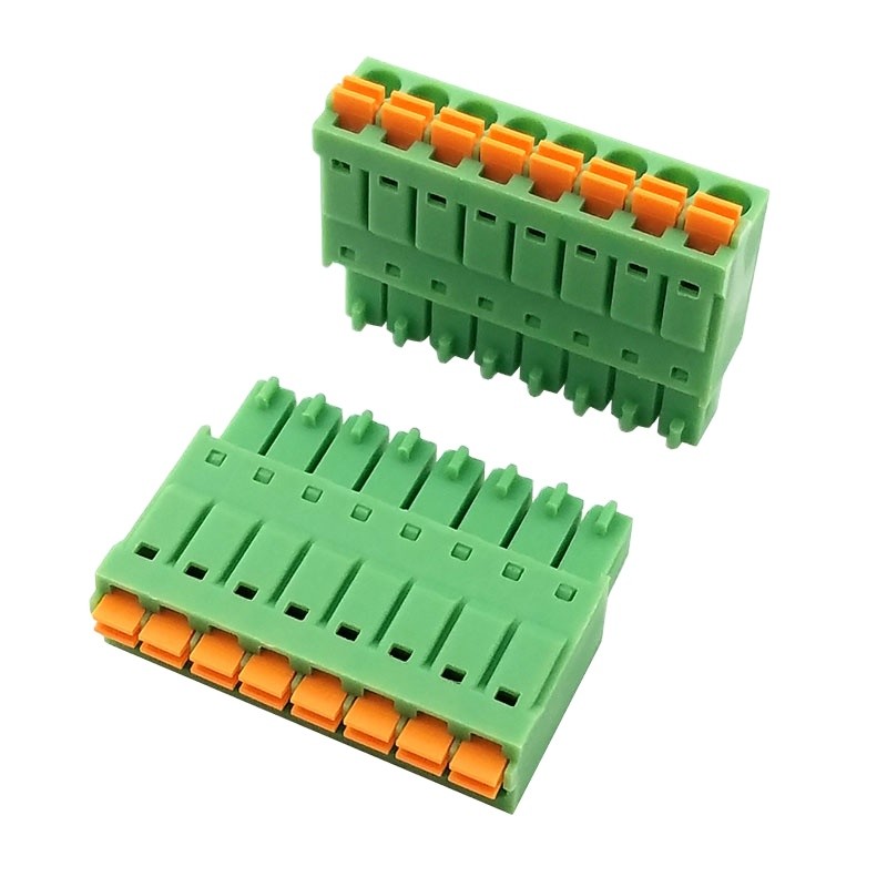 300V 8A Plug In Terminal Block HQ15EDGKN 3.5mm 3.81mm Pitch
