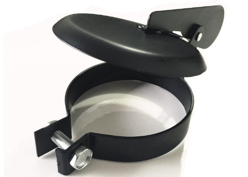 5in Chrome Rain Cap For Straight Top Stack Of Harvester / Tractor / Emergency Generators