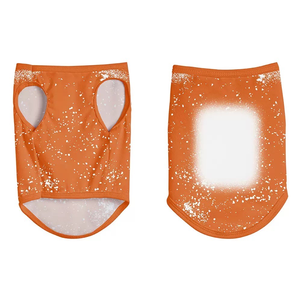 Multicolor Tie Dye Sublimation Dog Clothes Sublimation Blank Dog Shirts