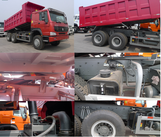 New Heavy Duty Dump Truck 6x4 371hp 30 Ton Tipper Truck Wheel Base 3825 + 1350mm HOWO dump truck with good price