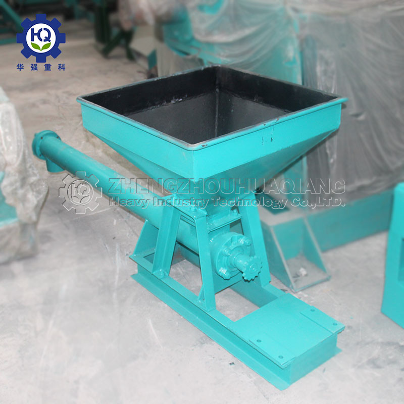 Chicken Cow Pig Manure Bio Organic Fertilizer Compost Screw Spiral Conveyor Machine