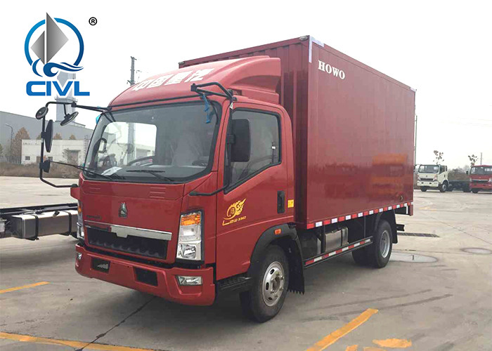 Sinotruk Howo 4x2 Light Duty Tipper / Diesel Light Cargo Truck ZZ1047C2813C145