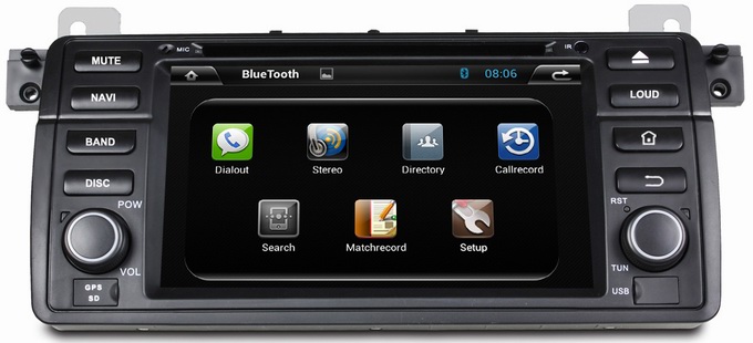BMW E46 /M3 1998-2005 DVD radio with Android 4.2 system gps navigation iPod OCB-7212C