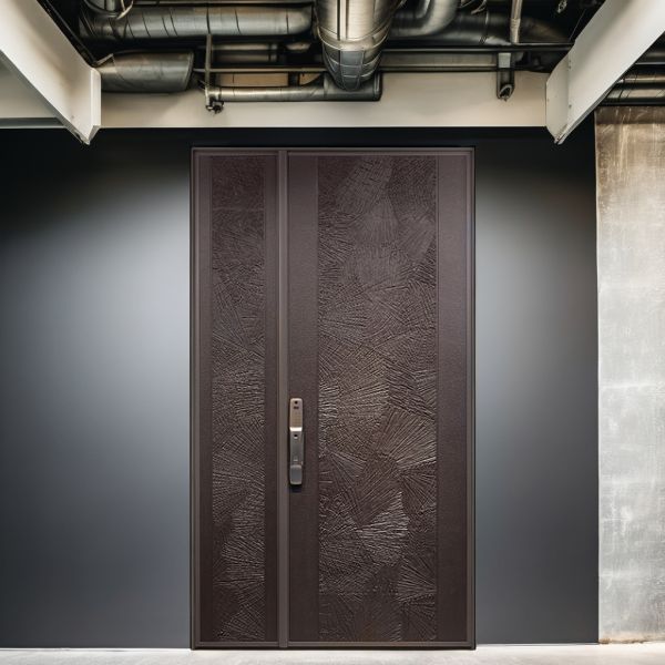 Villa Modern Pivot Entry Door Security Glass Luxury Exterior Door Custom Color