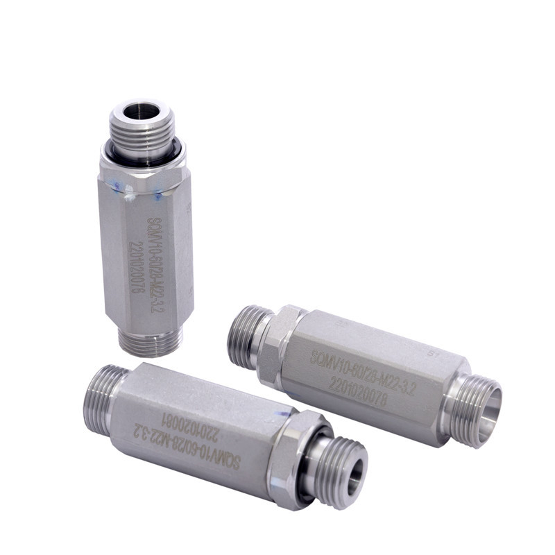 ODM/OEM Brand Solenoid Hydraulic Throttle Valve Steel / Iron One Way Flow Valve